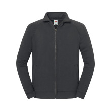(3XL, Light Graphite) Fruit of the Loom Unisex Adult Sweat Jacket