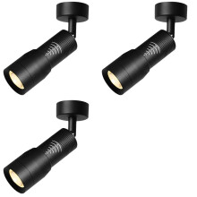 3X Verstelbare 10-60 Smalle Stralingshoek 3000k Plafondspot 7W Zoombare Spot met Zoomfunctie