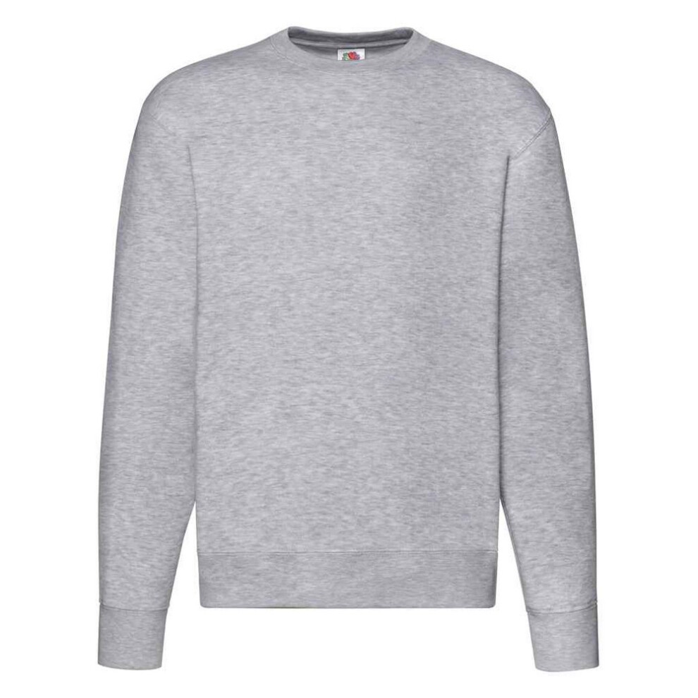 Fruit Of The Loom (Xl, Heather Grey) Unisex Adult Premium Drop Shoulder Sweatshirt