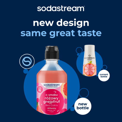 SodaStream Syrup SodaStream Classics Pink Grapefruit Zero (for SodaStream sparkling water makers), 440 ml 1
