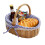 Wicker Basket with Handle – Handwoven Storage Basket 3