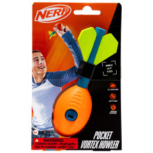 NERF Vortex Mini Aero Howler Schaumstoff Fußball - NERF Mini Vortex Fußball für weite Würfe - Ideal für Pool + Strand