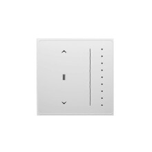 Tuya Zigbee Smart Curtain Switch Anti-Glare Touch Panel Flowing Backlight Touch Curtain Panel EU A