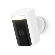 WYZE 2K HDR Akku Außen-/Innensicherheitskamera, Farb-Nachtsicht, integriertes Spotlight & Sirene - Weiß