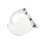 WANCAR Retro Motorcycle Bubble Visor Wind Shield Lens Universal For Standard 3-Snap Open Face Helmets(Clear) 1