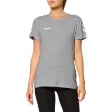 Hummel Go Baumwoll T-Shirt Damen S/S Grau Melange