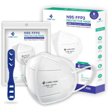 Careview N95 N-95 Modell Nr. Cv1221, Ohrschlaufen-Stil (6er Pack) Schutzmaske mit 6-lagiger Filtration