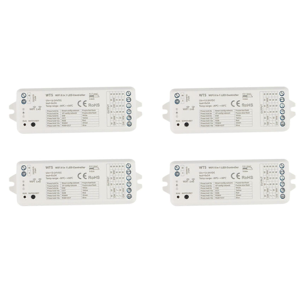 Tuya Led Controller 5 In 1 Dimmer Cct Rgb Rgbw Rgbww Rgbcct 8190213455062