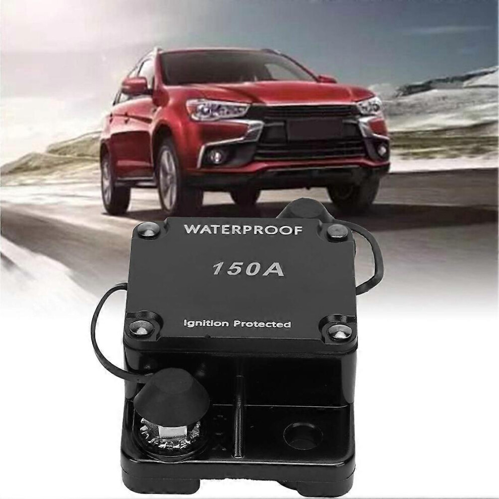 Ht-608 Circuit Breaker Waterproof Automatic Switch Auto Reset Holder Inverter Overload Dc12-24V 80A 3439416634245