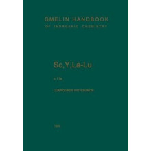 SC Y LaLu. Rare Earth Elements Compounds with Boron by Hiltrud Hein Pa