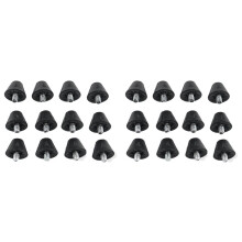24 PCS Football Shoe Replacement Spikes 16mm Football Shoe Studs Spikes for 5MM Threaded Football Shoe