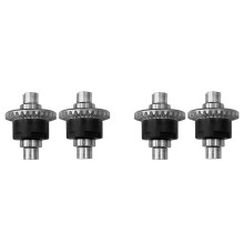4Pcs Metal Gear Differential QZJ05 for Xinlehong Hosim 9130 9135 9136 9137 9138 Q901 Q902 Q903 1/16 RC Car Spare Parts