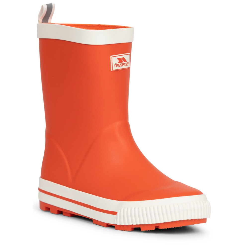 Trespass (31, Poppy Red) Unisex Kids Wellie Boots - Sammy