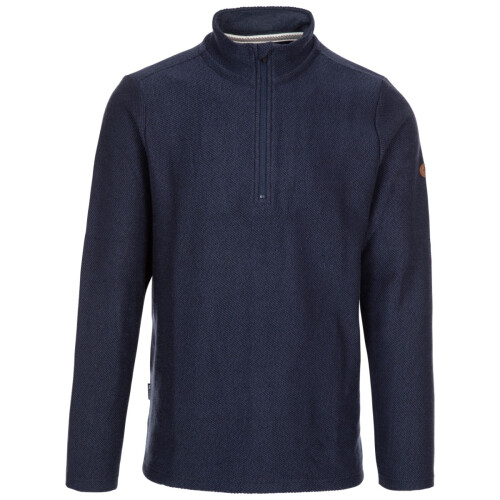 (XL, Navy) Trespass Mens 1/2 Zip Top Pullover Taddingley