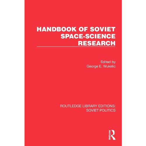 Handbook of Soviet SpaceScience Research Hardcover Book