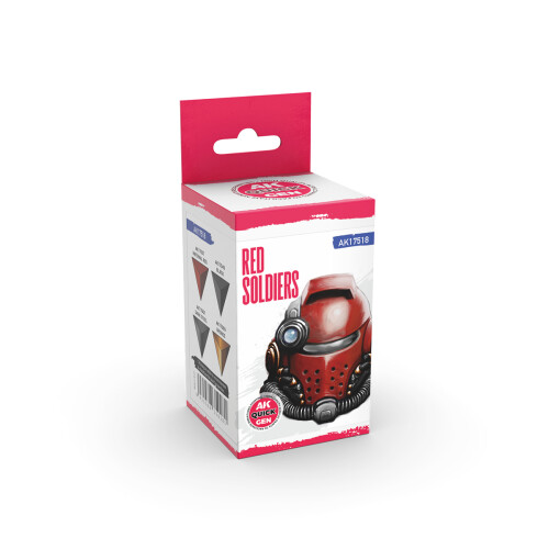 AK Interactive Quick Gen 17518 Red Soldiers Acrylic Paint Set 2