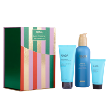 Wave of Hydration Trio Set Ahava: Dead Sea Water Vegan Hydrating Hand Cream 100 ml + Dead Sea Water Vegan Cleansing & Hydrating Shower Gel For All