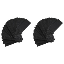 48 Pieces Fingerboard Foam Grip Tape Adhesive Foam Tape Black Non Slip Foam Grip Tape for Fingerboards