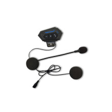 BT12 Motorcycle Helmet Bluetooth Headset with Microphone, Music Sharing, Noise Reduction, Hands-Free Calling,