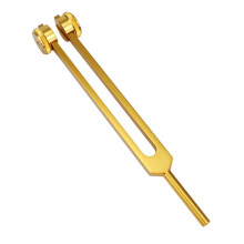 128 Hz Weighted Tuning Fork for Sound Therapy, Bio-Acoustic Acoustic Healing Tool, Precision Metal Fork for Re