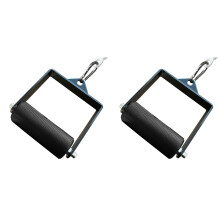 2X Gym Lat Pull Down Pulley Cable Machine Handle Attachment Fitness Arm Wrestling Workout Deadlift D Shape Hand Grip-6CM