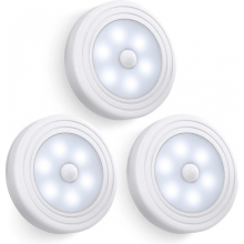 Motion Sensor Light for Closet Wall and Stairs Battery Operated LED Night Light Stick On No Tools Required