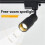 3X Adjustable 10-60 Narrow  Angle 3000k Ceiling Mounted Spotlight 7W Zoomable Spotlight Light with Zoom Function 7