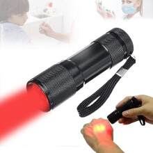 Vein Finder Viewer Portable Flashlight with 9 Infrared LED Lights, Easy Search for Subcutaneous Veins for Nurs