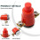 Thermal Switch 56C 250 V 16A Thermal Switch Replacement Self-Resetting Cable Reel Drum Cable Thermal Switch 2