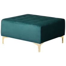 Ottoman ABERDEEN Velvet Teal