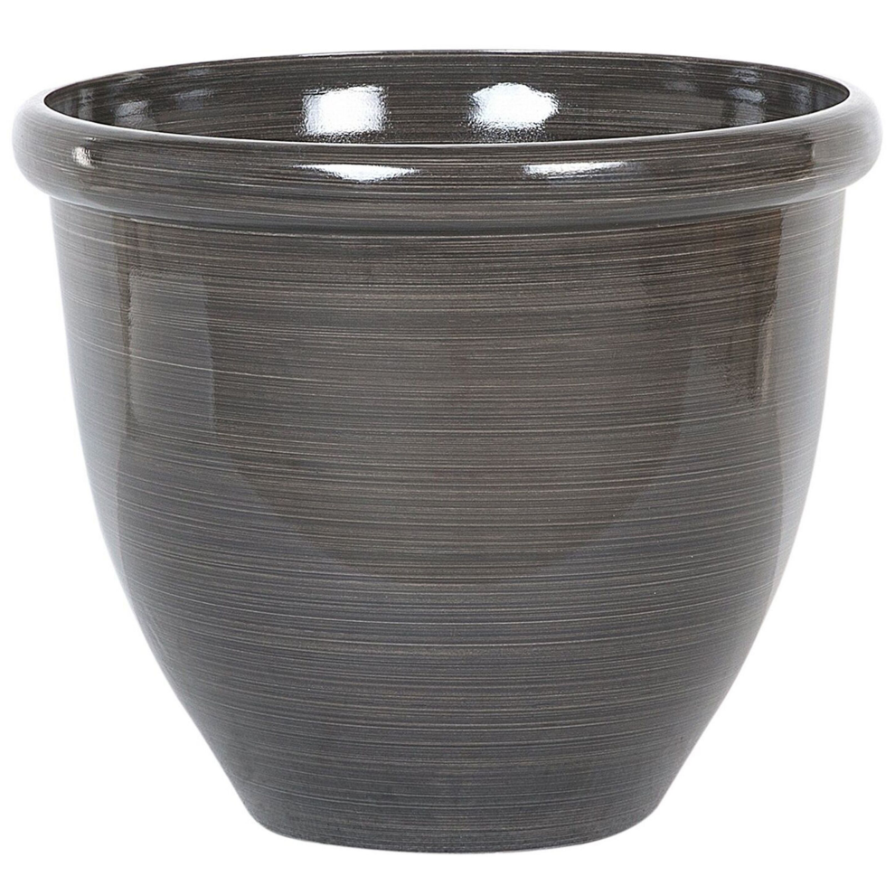 Beliani Plant Pot Tesalia 49 Cm Brown