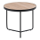Beliani Side Table MELODY Light Brown 1