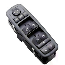 Spínač elektrického ovládání oken vpředu vlevo na straně řidiče, kompatibilní s vozy Jeep Cherokee 2014-2017, nahrazuje 68