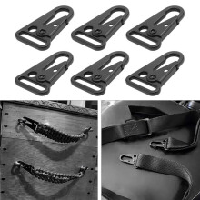 120 Pcs Enlarged Mouth Clip Sling Clasp Olecranon Hook for Sling Outdoors Bag Backpack,Carabiner Keychain Snap Hooks