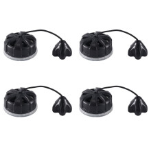 4X Scuba Diving Dump Valve BCD Wing over Pressure Release Valve for Diver Lift Bag Water Equipment Replacement