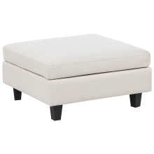 Ottoman UNSTAD Fabric Light Beige