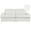 Beliani Sofa 3 Seater ALLA Boucle Off-White 1