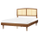 Beliani Bed Rattan VARZY 160 x 200 cm (EU King Size) Brown 1
