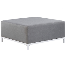 Ottoman ROVIGO Fabric Grey