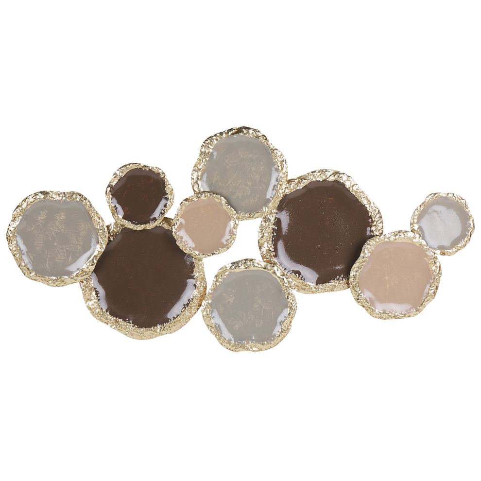 Beliani Wall Decor Argon Metal 57 Cm Multicolour