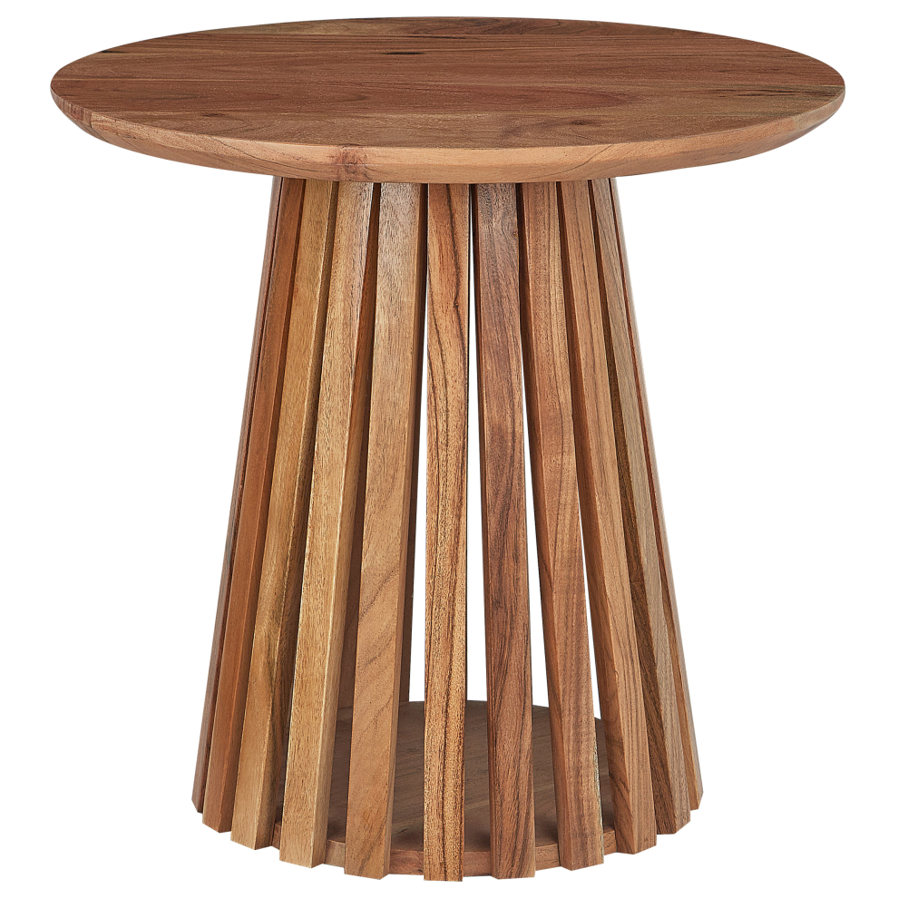 Beliani Coffee Table Mesilla Acacia Wood Brown