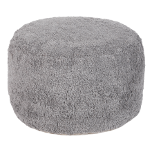 Pouffe KANDHKOT Cotton Grey