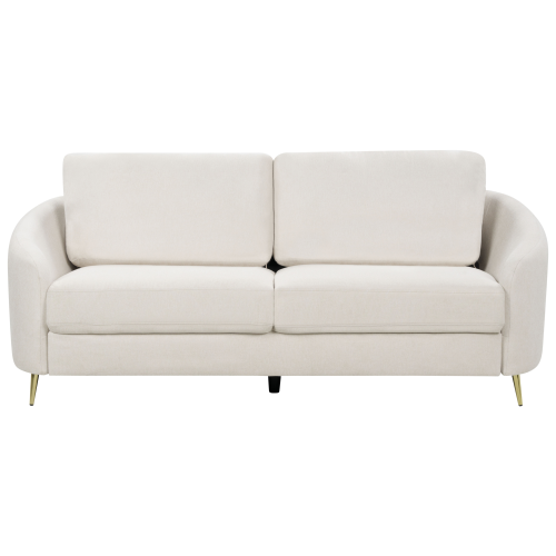 Beliani Sofa 3 Seater TROSA Fabric Beige