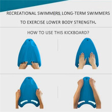 5X Blå SimbräDa EVA Back Float Kickboard SäKer TräNingshjäLpplatta Surfvatten för Vuxna Barn SimbassäNgtillbehöR