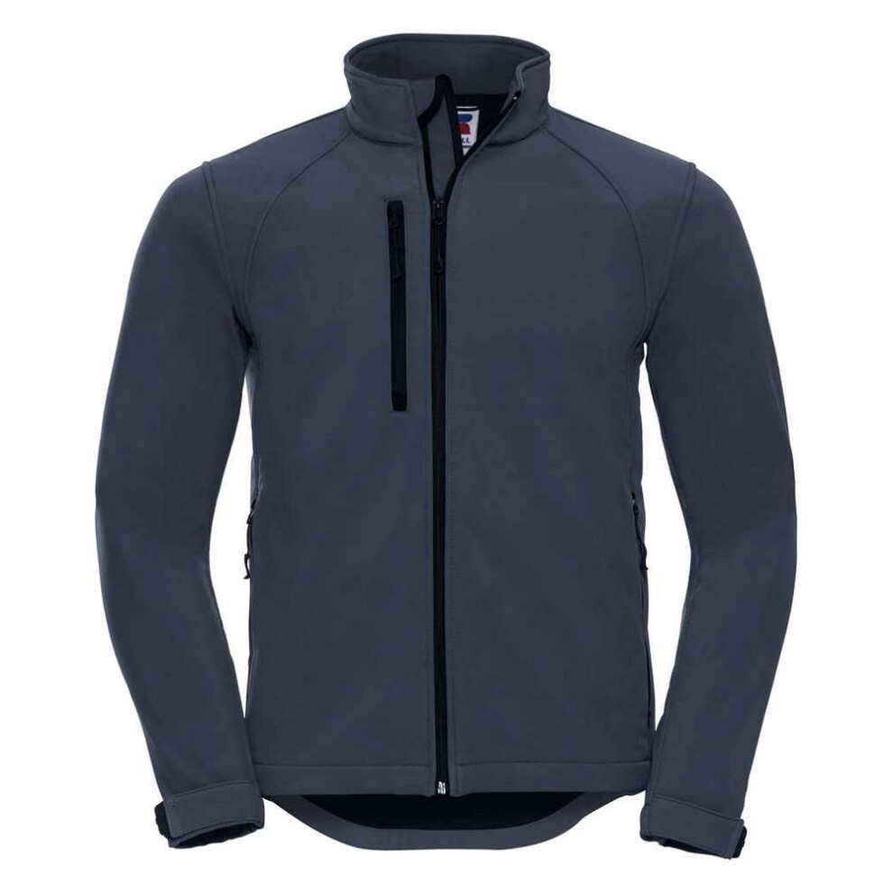 Russell (Xxl, French Navy) Mens Plain Soft Shell Jacket