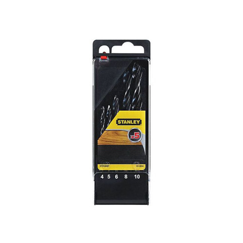 STANLEY Stanley Holzbohrerset mit 5 Bits 3 Spitzen 4-10mm STA56001-QZ 2
