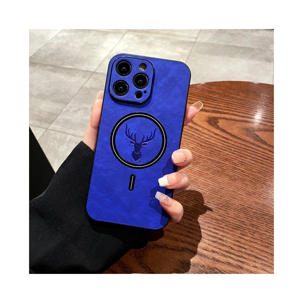 Photos - Case  Magsafe Wireless Charge Phone  For iPhone 16 15 14 13 12 Pro Max(Blue, For iPhone 12Pro)