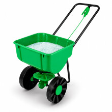 Oypla Heavy Duty Rock Salt Grit Grass Seed Spreader 35KG Capacity