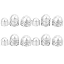 120 Peças- Kit de Molde de Bomba de Banho, 15 Conjuntos de 3 Tamanhos e Prensa de Bombas de Banho para Suprimentos de Fabricação Diy