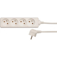 Vorel - 72505 - Alargador eléctrico con toma de tierra 4 enchufes 3m